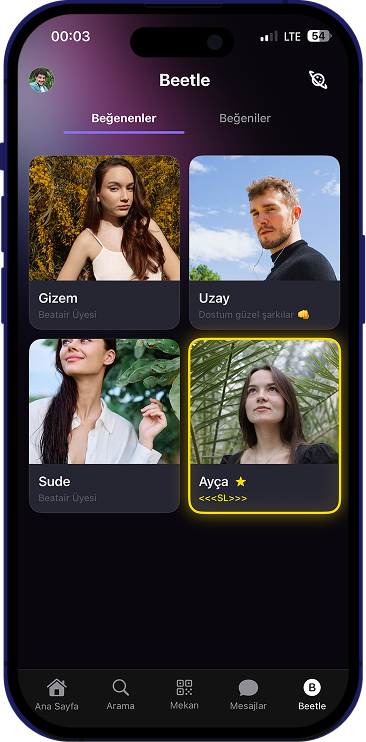 Beetle ile Tarzını Eşleştir.